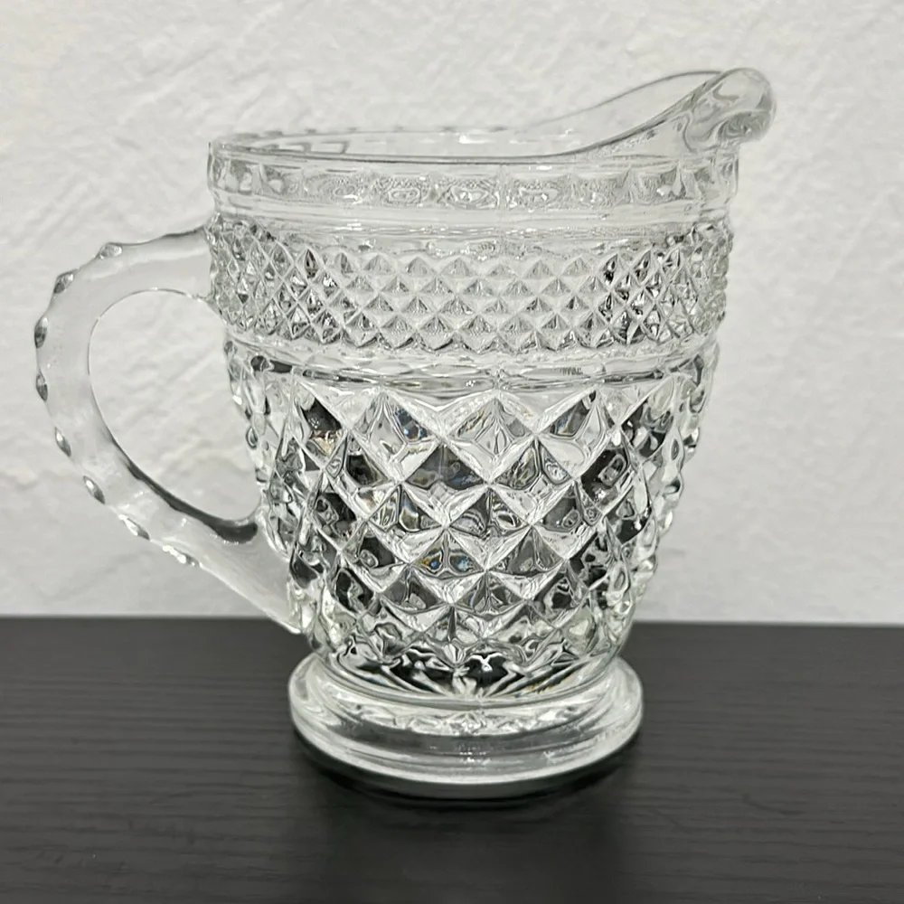 Wexford Anchor Hocking Pressed Glass 8oz Creamer